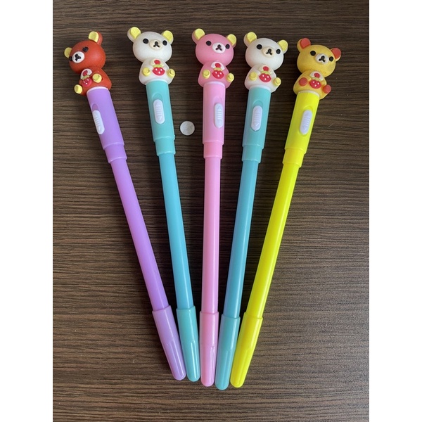 

pen gel bentuk bear satuan (lampu rusak)
