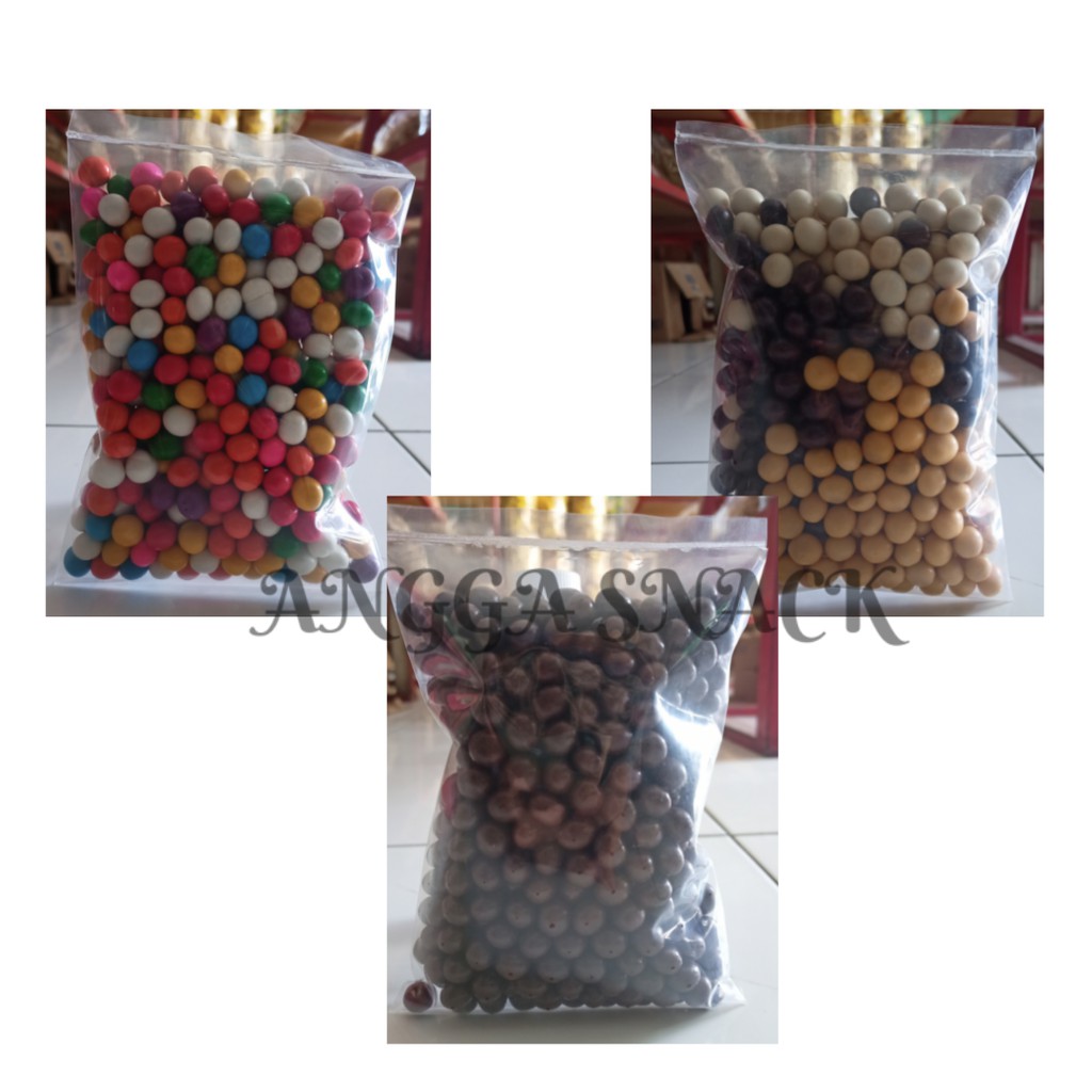 

bola biskuit / biskuit bola coklat, warna, campur 500g