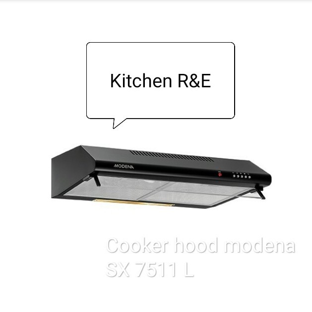 Cooker hood modena SX 7511 L/Penghisap asap dapur modena 70 cm