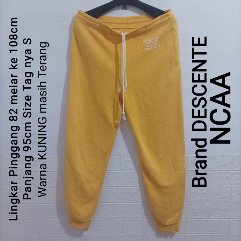 CELANA PANJANG PRIA/WANITA JOGGER BRAND DESCENTE SECOND/PRELOVED FROM BALL