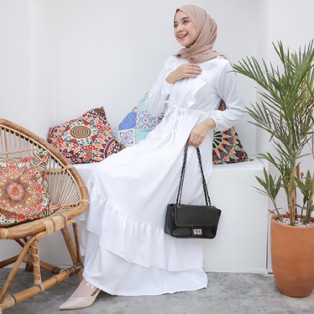 Koyu Hijab L.Zara Cela Dress Premium