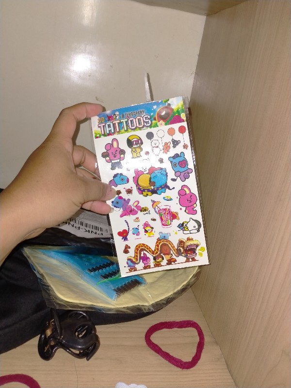 Sticker Tatto Temporer Bt21 / Tato Bt21 / Bangtan