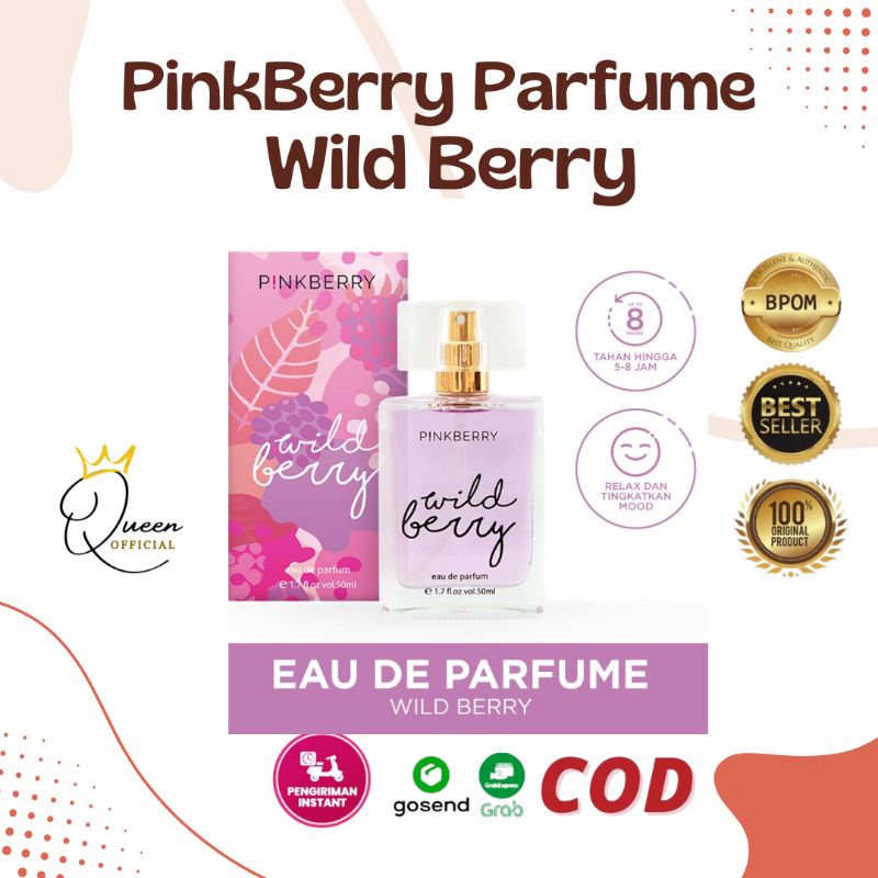 Pinkberry WILDBERRY Parfum viral !!! Pinkberry Eau De Parfum WILDBERRY Tahan lama Parfum mewah Pinkberry BEST SELLER Pink Berry PARFUM VIRAL PINKBERRY