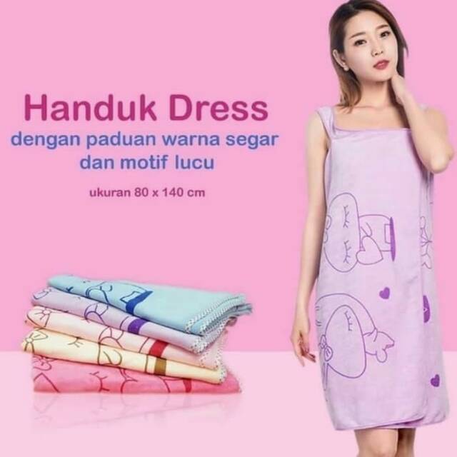 BAJU HANDUK MULTIFUNGSI - HANDUK KIMONO MANDI - WEARABLE TOWEL