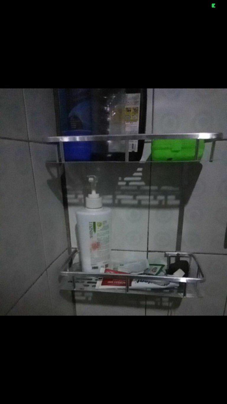 Rak Dinding Toilet Kamar Mandi