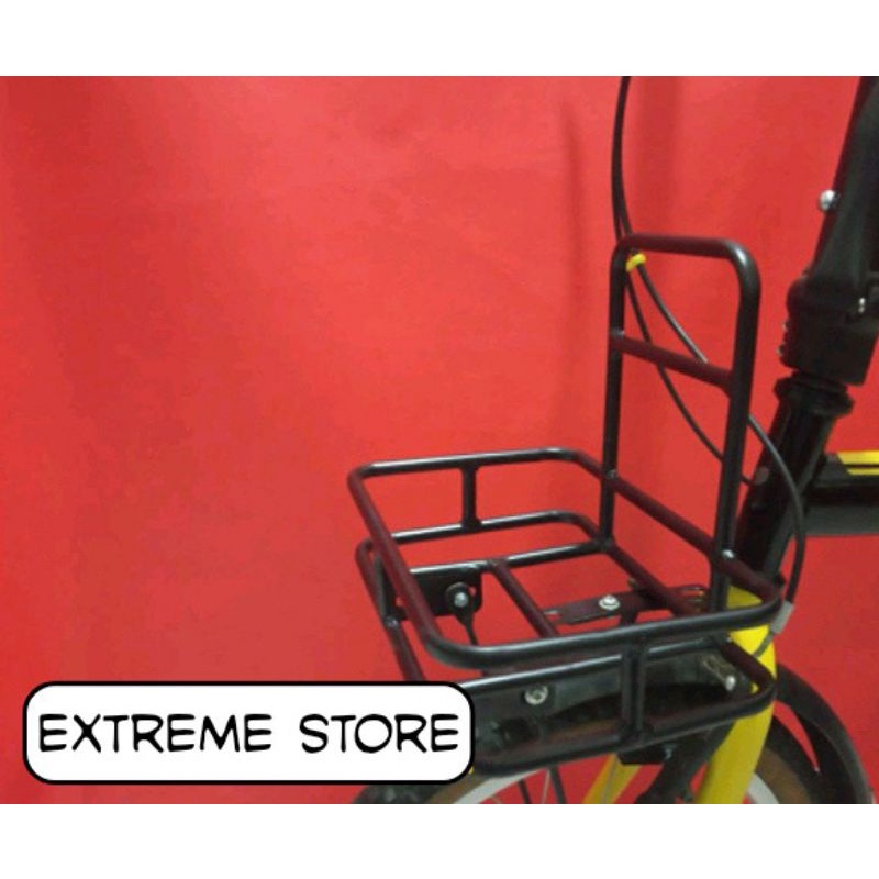 Keranjang Sepeda Lipat / Minion / Pannier Sepeda Lipat / Minion / Front Rack Ukuran 20 inch