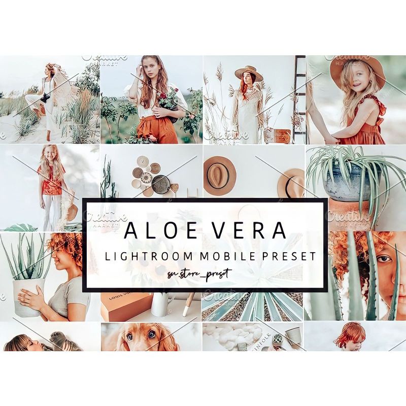 5 PRESET LIGHTROOM ALOEVERA SERIES For IOS &amp; Android