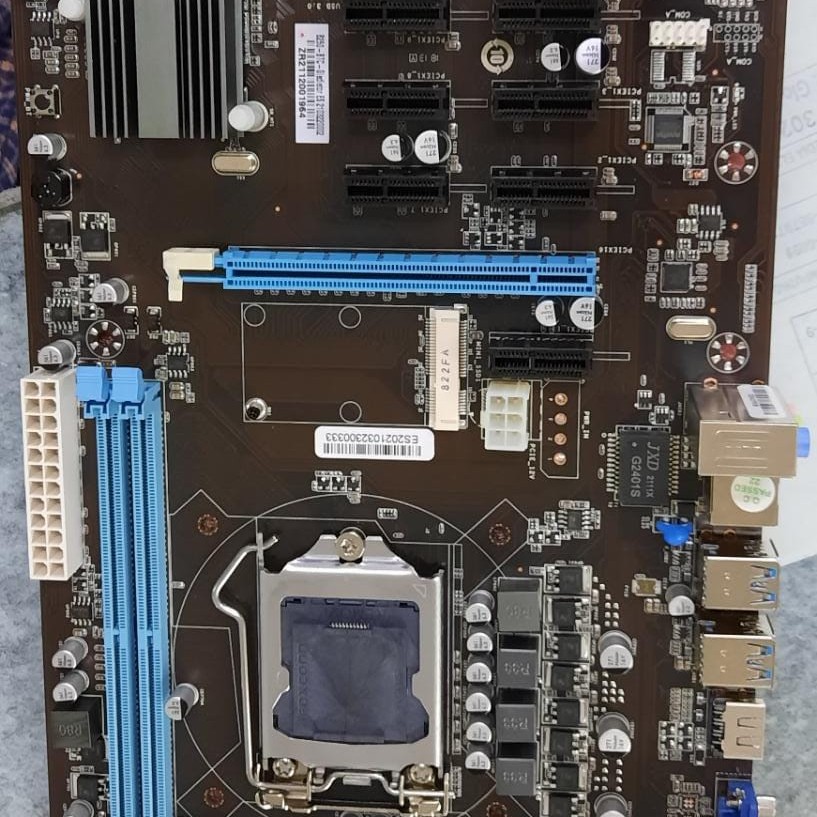 READY Motherboard QWERTY TB250 BTC LGA 1151 B250 12+ MINING mb TB-250