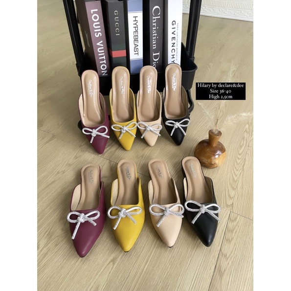 DECLARE&amp;DEE HILLARY SANDAL WANITA TERBARU 2,5CM
