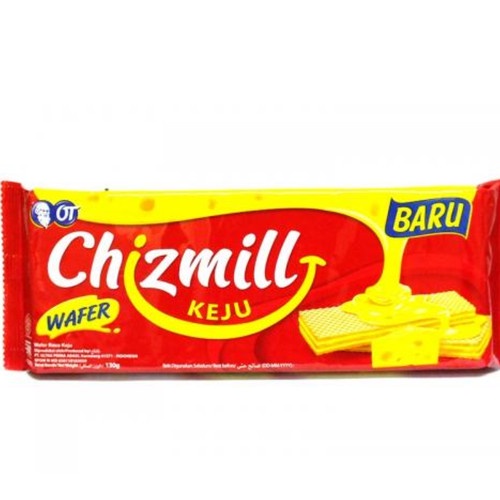 

CHIZMILL WAFER RASA JASUKE JAGUNG SUSU KEJU & KEJU 127G / 2 VARIAN