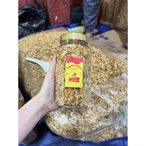 ORIGINAL PREMIUM BAWANG MERAH GORENG BOTOLAN SANJAYA