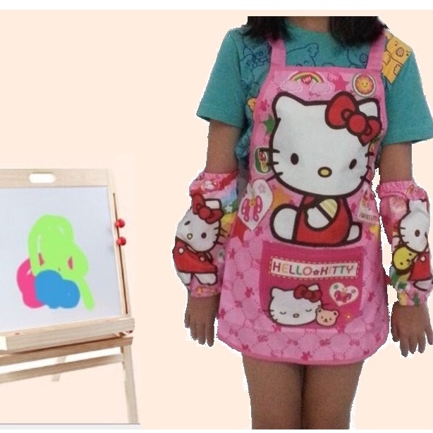 Apron Baju Lukis anak celemek masak anak