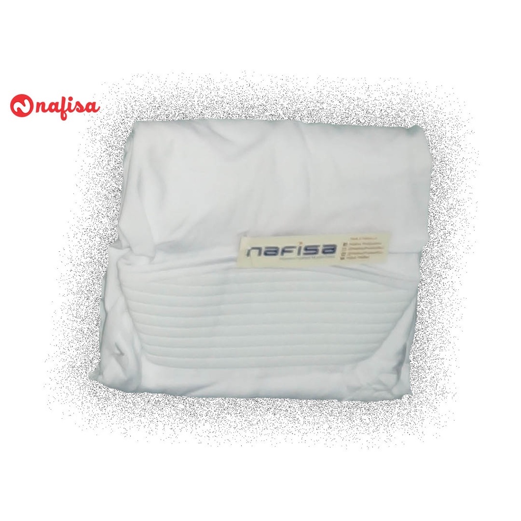 Nafisa Belvana - Jilbab Instan Jumbo Syar'i (Size L & XL)-PUTIH TULANG
