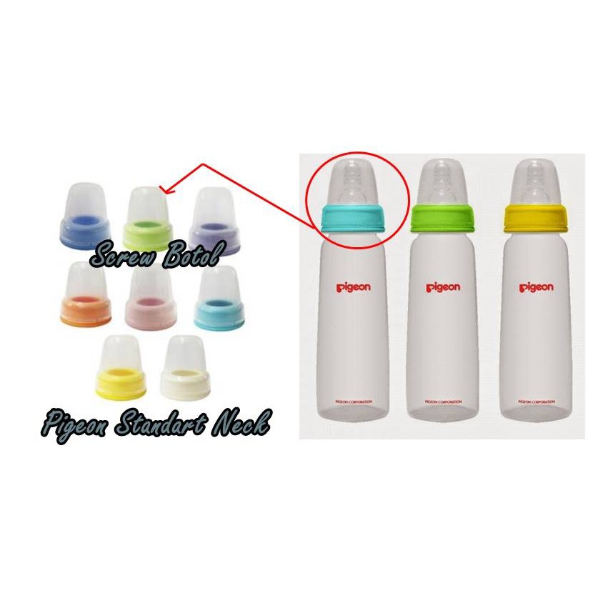 Tutup Botol Pigeon POLOS Standard Neck / SCREW CAP COVER PIGEON SLIM POLOS / Sparepart Pigeon