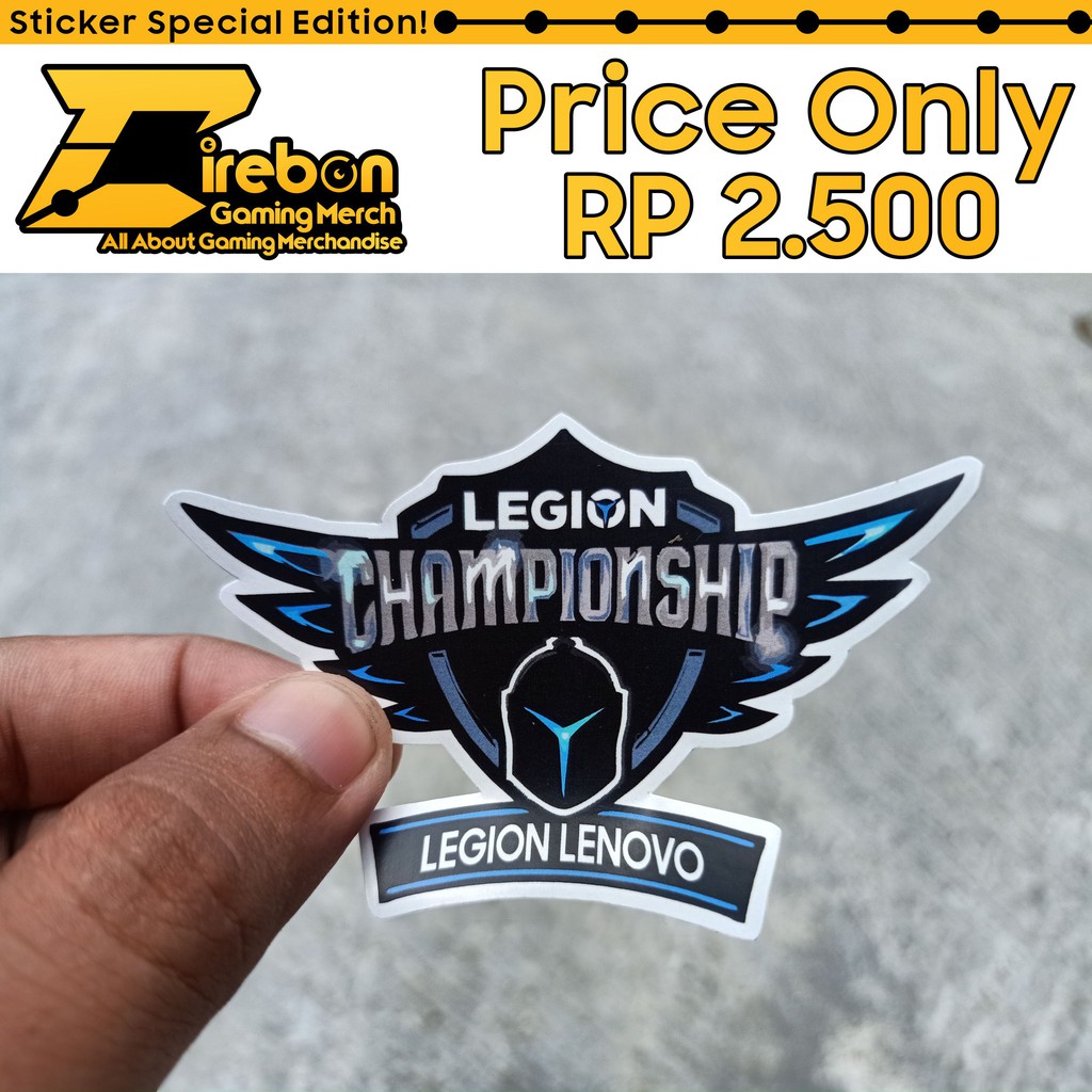 

Sticker Stiker Legion Lenovo Championship