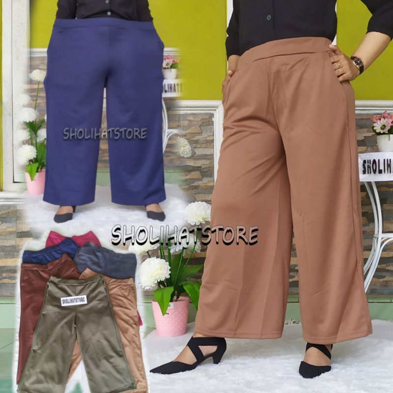 SUPER JUMBO CELANA KULOT WANITA / KULOT POLOS SUPER JUMBO BB 65kg - 110kg / CELANA KULOT POLOS SCUBA JUMBO XXL XXXL / KULOT SKUBA SUPER JUMBO OVER SIZE / KULOT BIG SIZE / KULOT SKUBA EXTRA JUMBO / CELANA WANITA JUMBO BIG SIZE / KULOT JUMBO