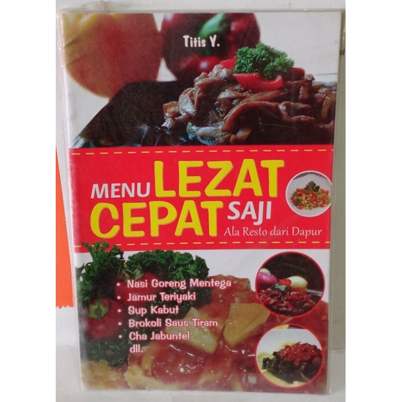 

Buku Menu lezat cepat saji
