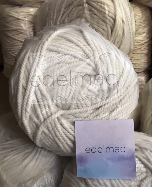 Tali | Benang Macrame Natural Broken White 5mm twist