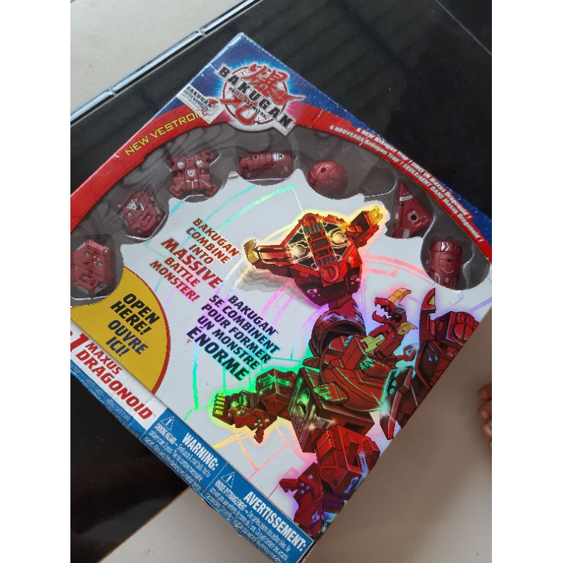 Mainan Bakugan Dragonoid - Bakugan Battle Brawlers MAXUS DRAGONOID 1set