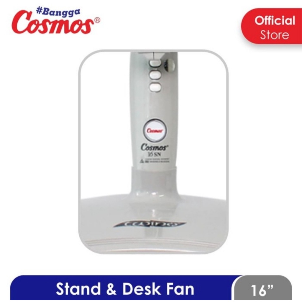 Kipas Angin Berdiri Cosmos 16 SN Ony Anti Nyamuk Stand Fan Twino Desk Fan Cosmos 16 SN Kipas Meja Cosmos