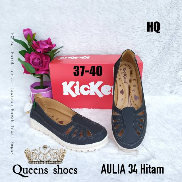 Sepatu flat wanita kickers AU34