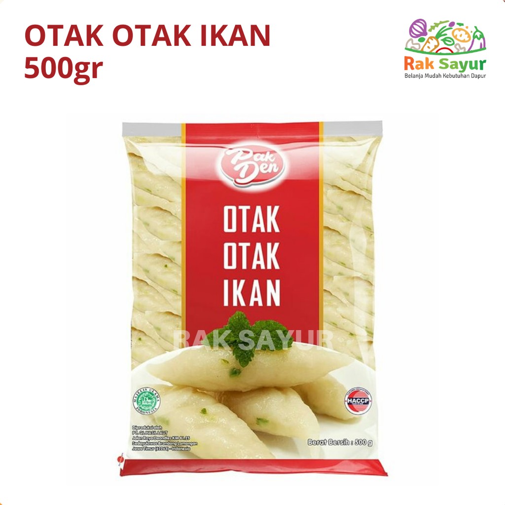 

Otak Otak Ikan Olahan Pak Den 500gr Seafood Kerang Frozen Padang