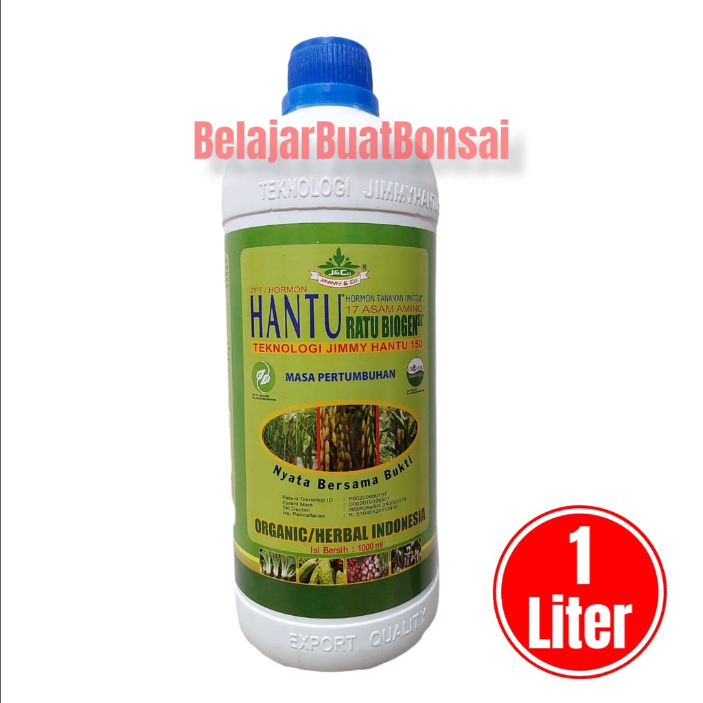 Pupuk Hantu Ratu Biogen Untuk Masa Pertumbuhan Tanaman 1 Liter