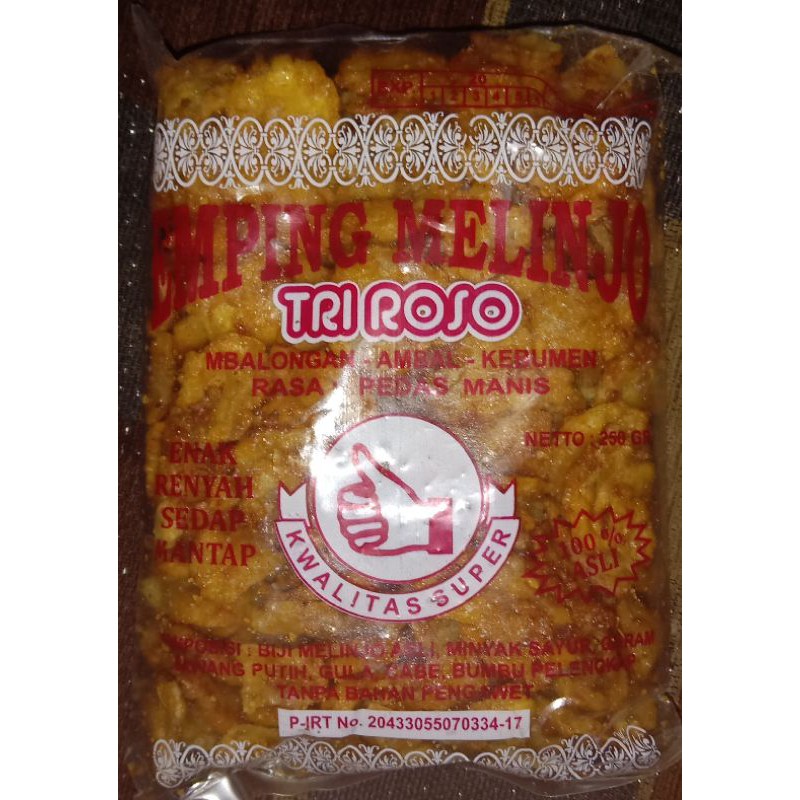 

emping melinjo asli