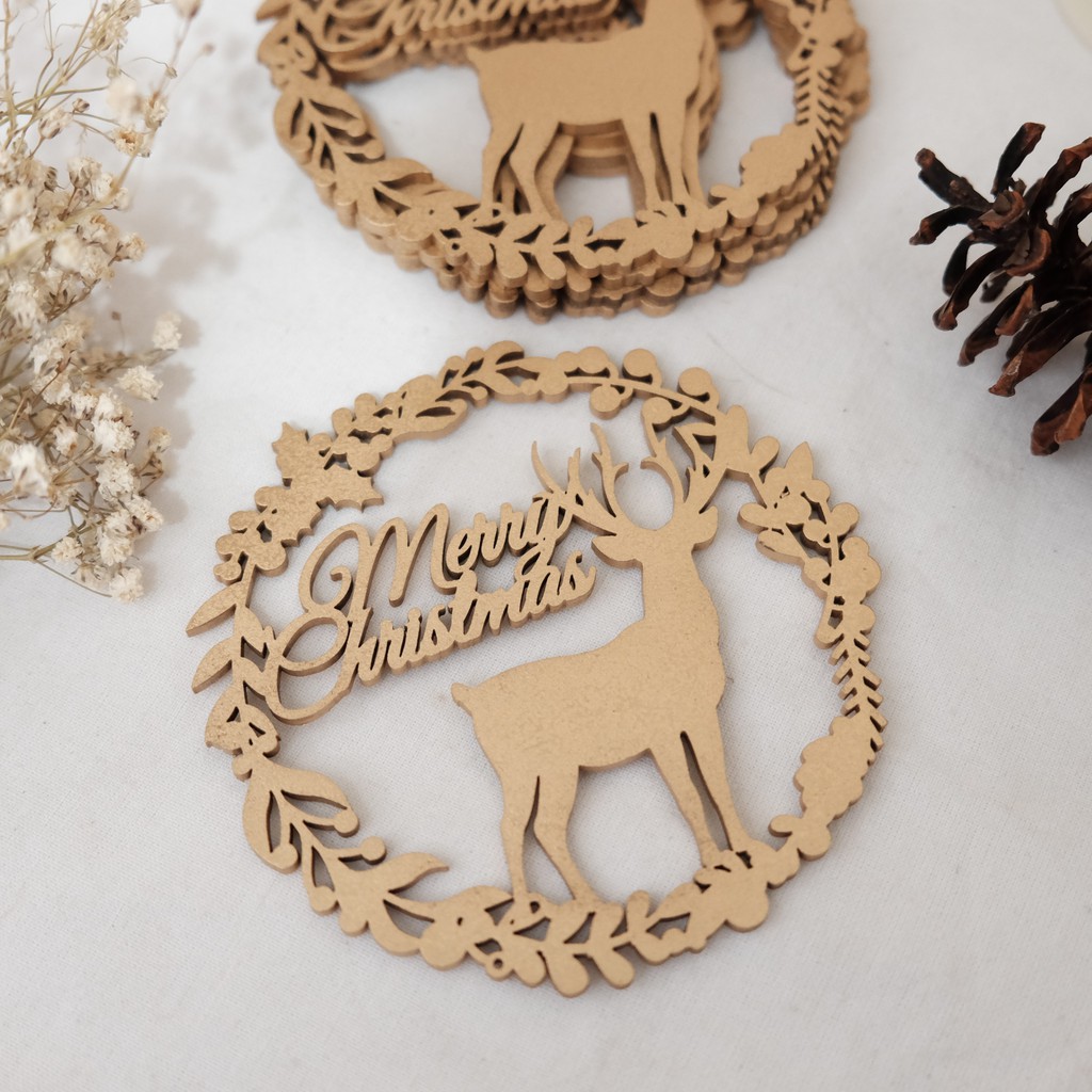 Hiasan Merry Christmas/ Topper Merry Christmas