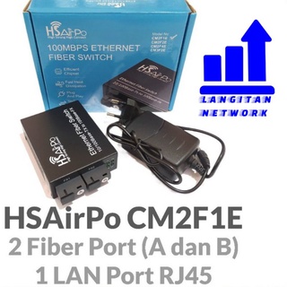 Jual Media Converter Hsairpo Cm F E Poe Fiber Switch Fo Lan Poe