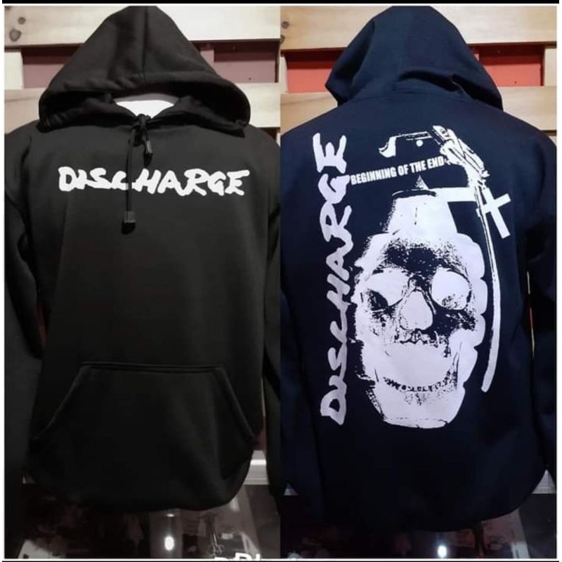 Hoodie Sweeter Sweater Band Punk DISCHARGE