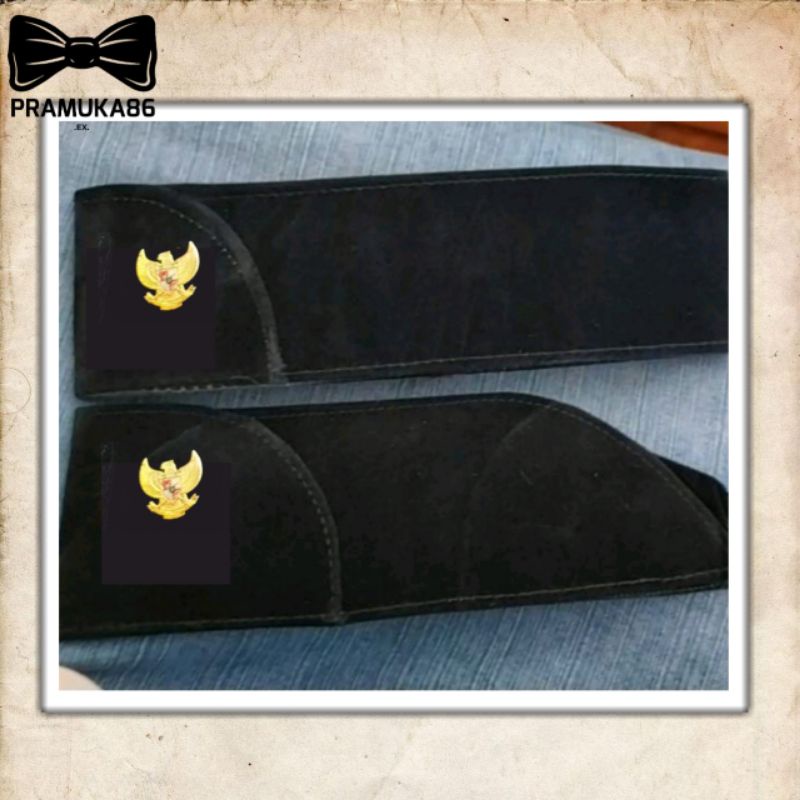 (Ready) Peci Paskibra + Pin - Peci Upacara+Pin  - Peci Paskibra Putra &amp; Putri + Pin (tantop)