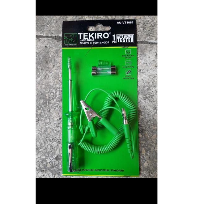 Tekiro Obeng Test Pen DC TEKIRO Auto Voltage Tester AU-VT1061