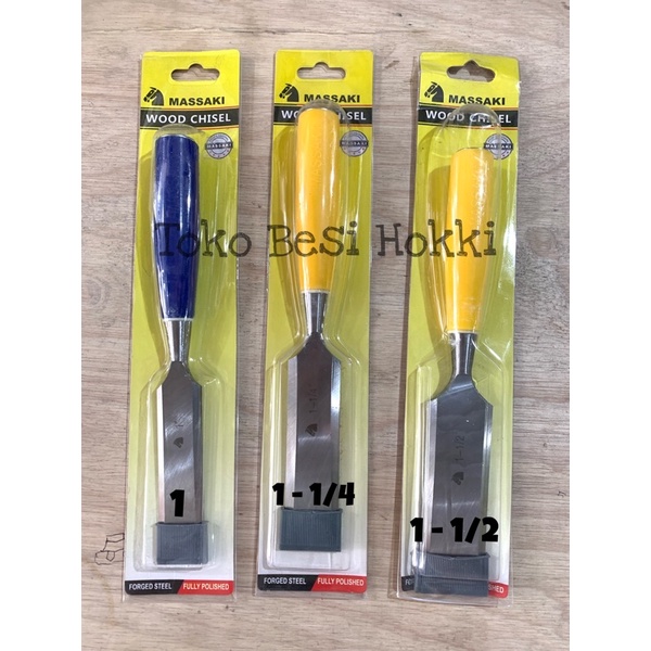 

Pahat Kayu Gagang Fiber / Pahat Ukir Massaki ( 1 , 1-1/4 , 1-1/2 )