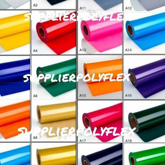 

[Gift] Polyflex pvc grade A hotpeel (lebar 60cm) tipis seperti PU ( MASKING ADA LEM )