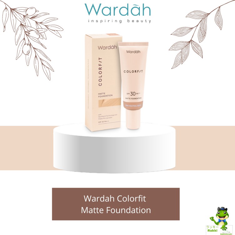 ❣️Rakkistore99❣️ Wardah Colorfit MATTE FOUNDATION SPF 30 PA+++ 25ml (100% Original)