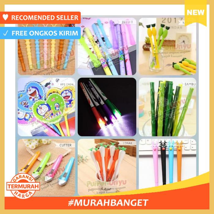 

12Pc Lucu - Alat Tulis - Pulpen