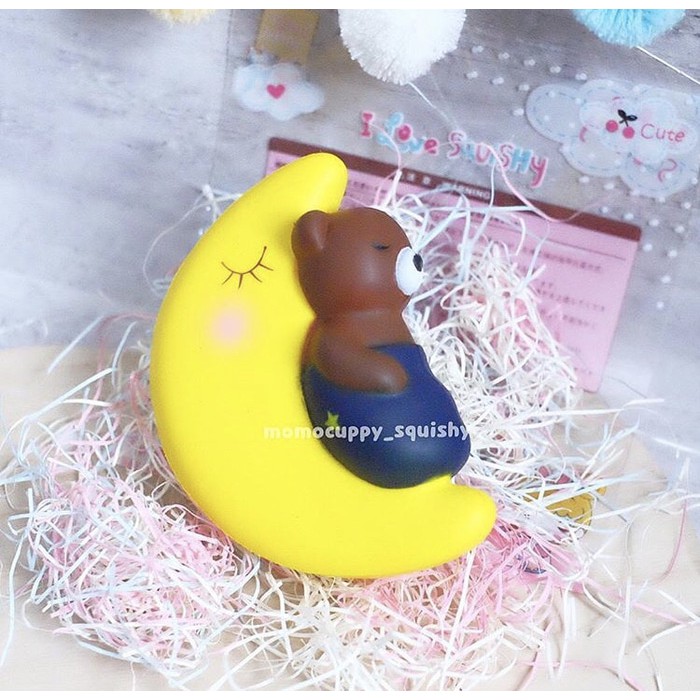 Squishy licensed moon bear (no brand) ( bulan beruang squishy slow)