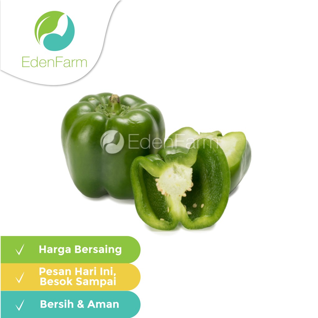 

Paprika Hijau 250gr Eden Farm