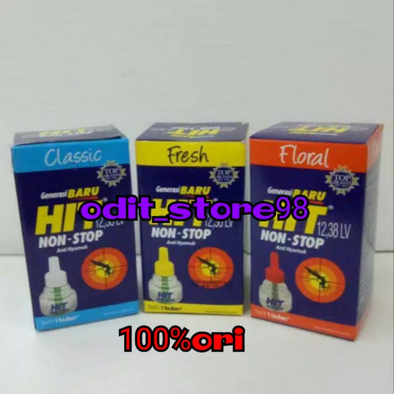 Grosir Hit Non- Stop Pengusir Nyamuk Elektrik 33ml My7lJVbcQxGOLW