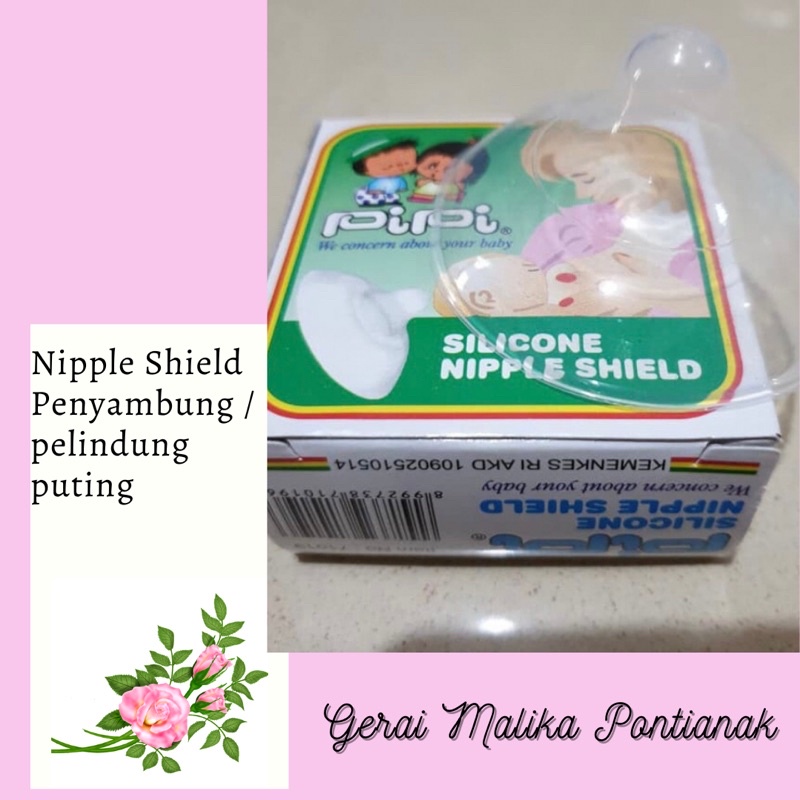 Nipple shield penyambung pelindung puting sambungan silikon pompa asi manual booster susu bayi baby