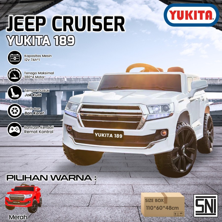 MAINAN AKI ANAK YUKITA 189 (JEEPCRUISER) - Putih