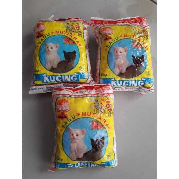 

Sagu Mutiara 100gr Cap Kucing