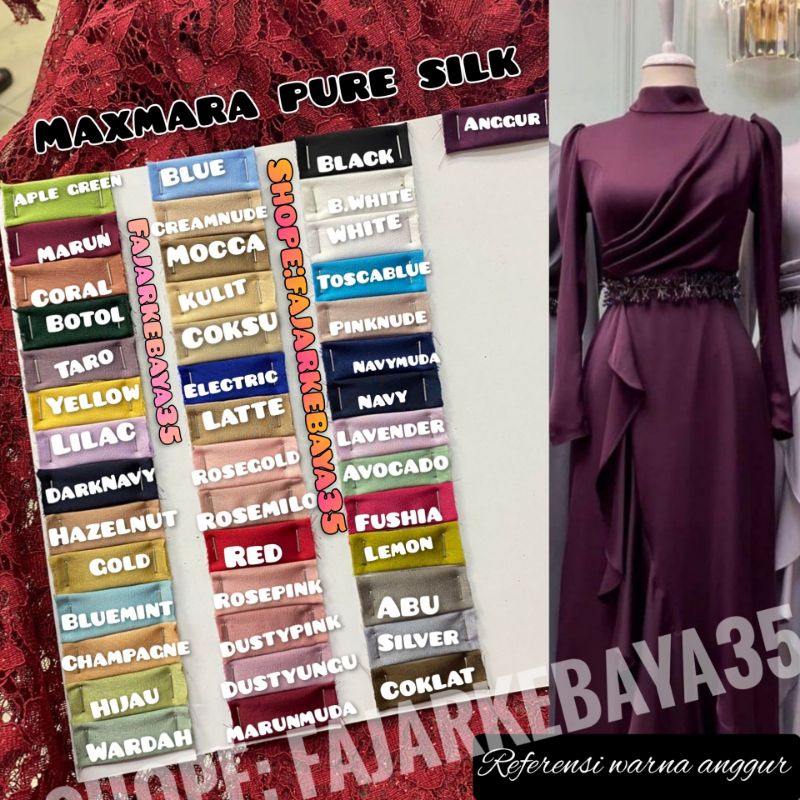 Bahan silk maxmara / bahan makmara _ maxsmara -58