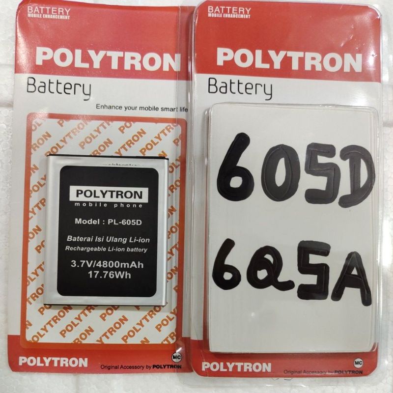 Baterai battery batrai batre Polytron 605D Polytron 6Q5A original