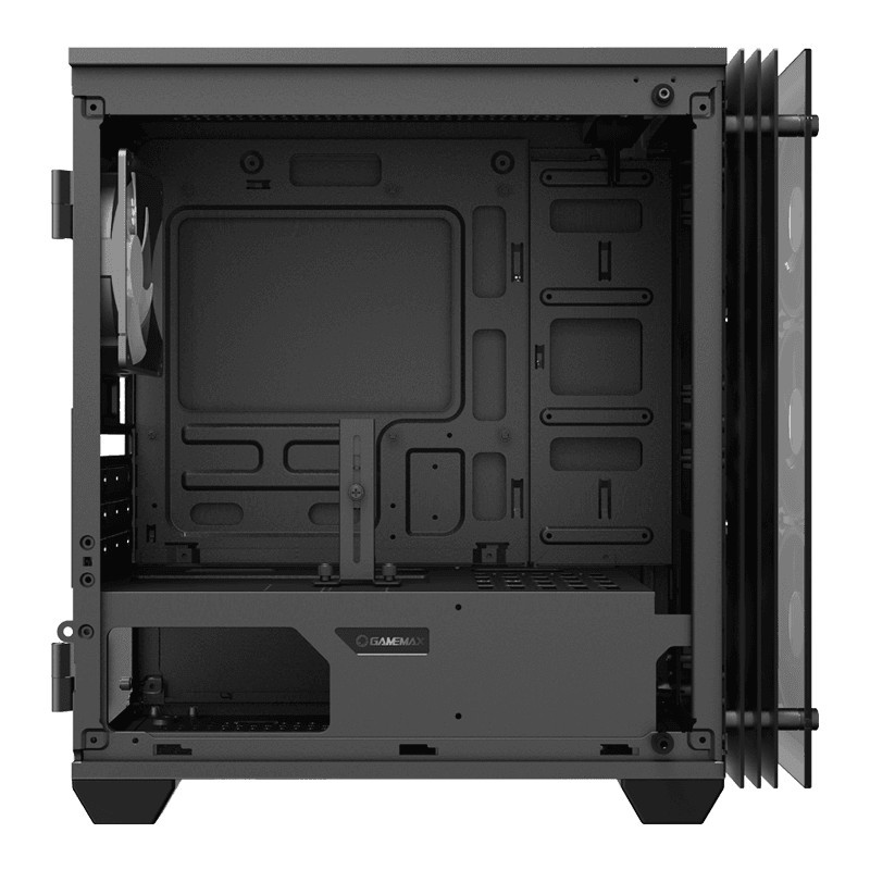 CASING GAMEMAX MINI STRATOS H609 BLACK RGB SYNC GAMING