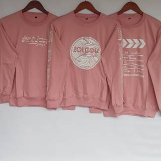  KAOS WANITA ZOLAQU  DUSTY SERIES LENGAN PANJANG Shopee 