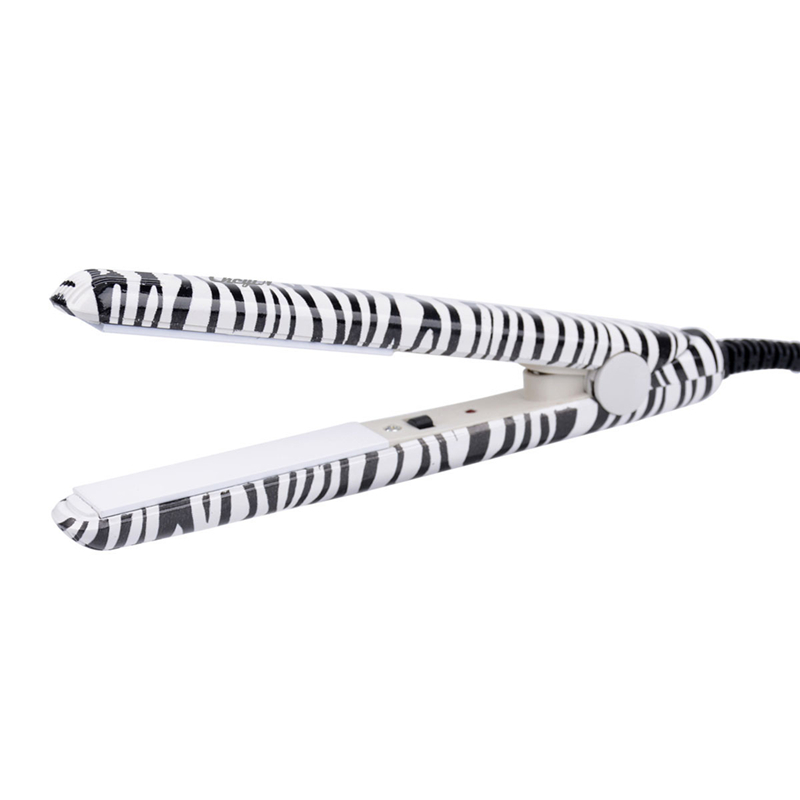 

CkeyiN Hair Curler Travel Mini Hair Straightening Irons Ceramic Flat Electronic Heating Plate