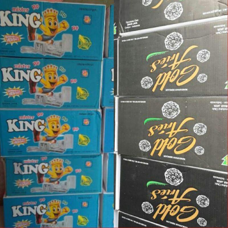 

Ciki Aries Gold | Ciki Mister King | Ciki Berhadiah 1 Dus Isi 40 Bungkus
