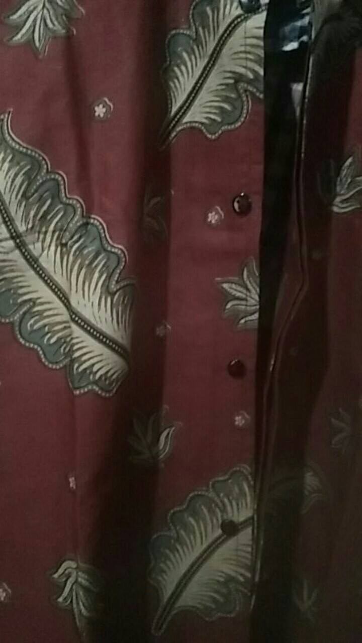 Batik Pria Lapis Furing Katun Primisima Batik Solo Godongan Merah